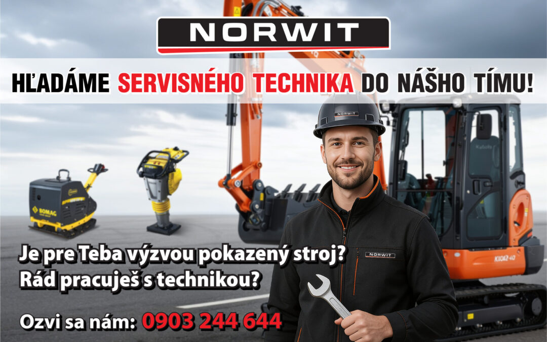 Hľadáme servisného technika do nášho tímu