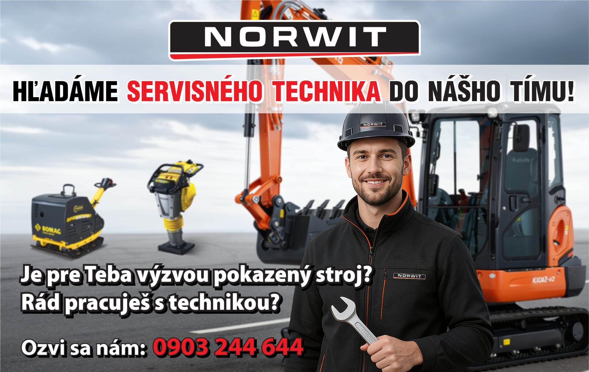 Hľadáme servisného technika do nášho tímu